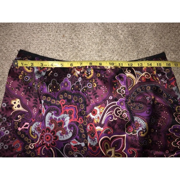 The Limited Satiny A-line skirt multicolored 10 - Picture 8 of 8